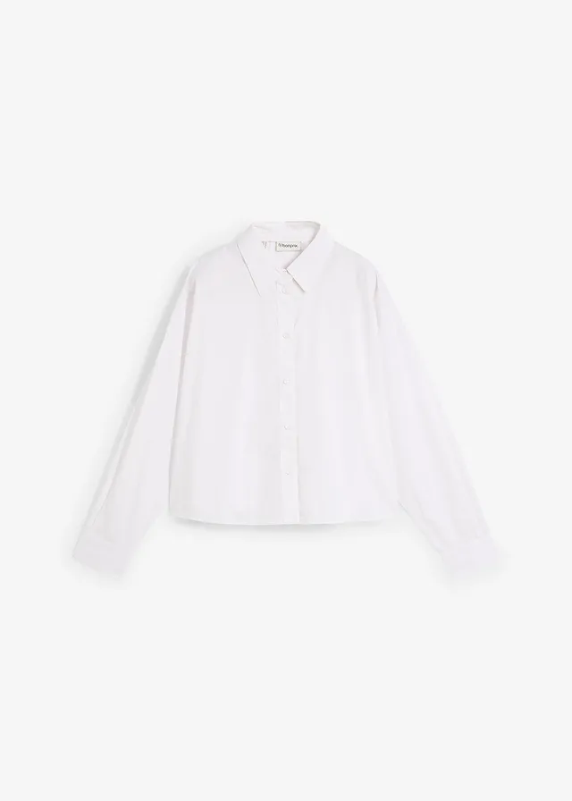 Bluză oversized tip cămașă cu mătase