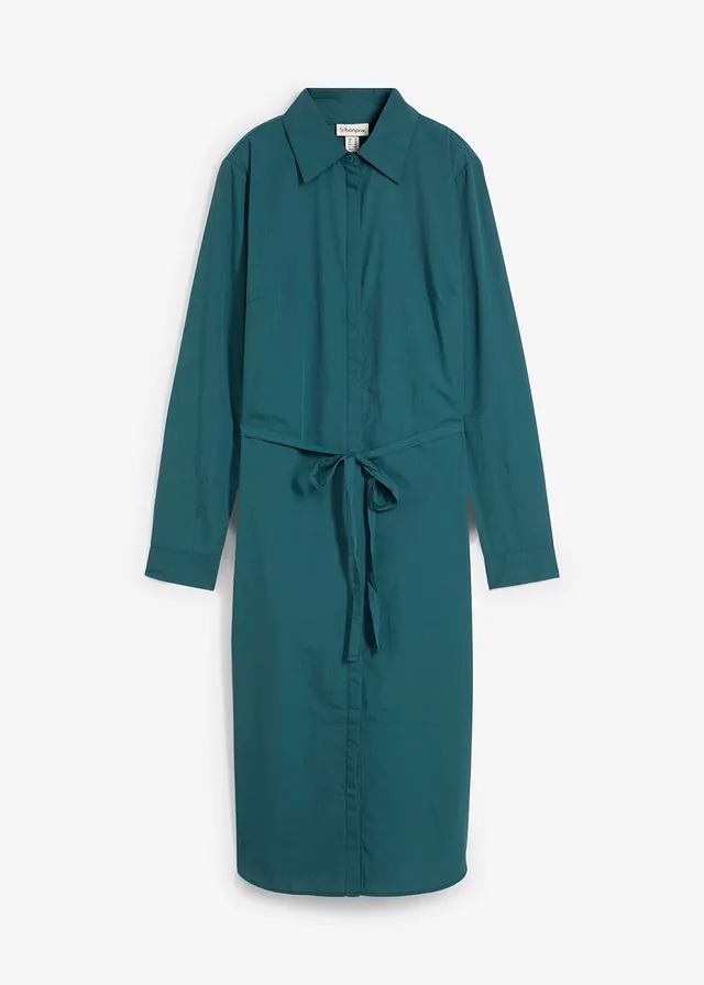 Košeľové šaty s hodvábnym podielom