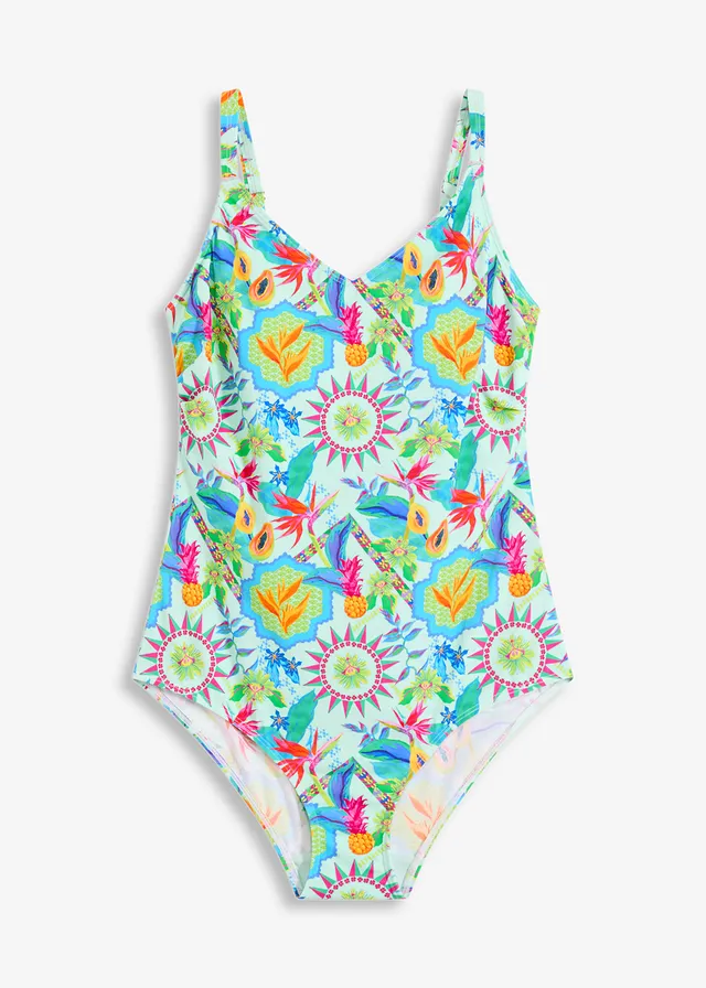 Costum de baie cu decolteu în V