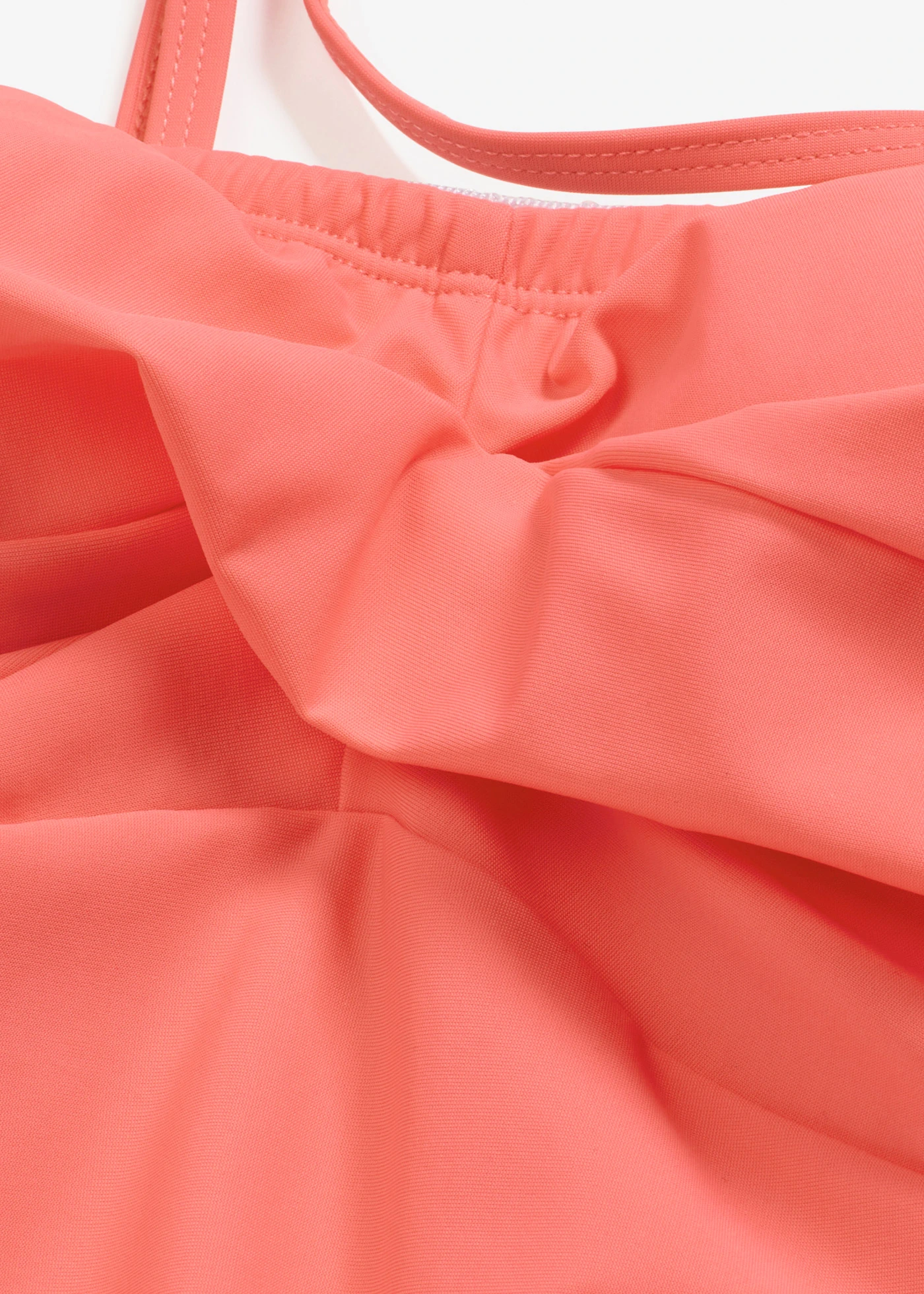 Licht corrigerend badpak in wikkellook • koraal • bonprix online shop