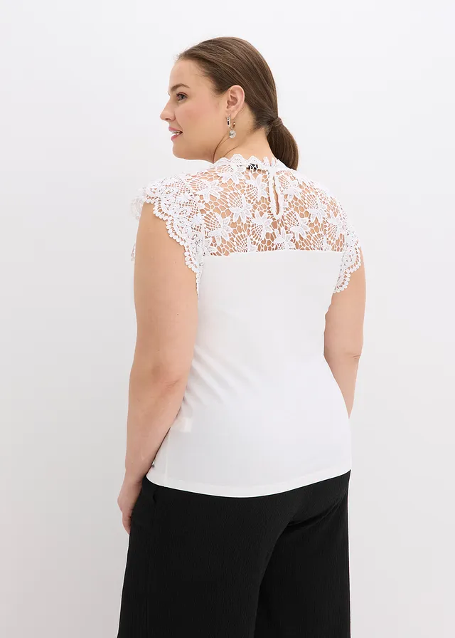 Shirt met kant • wit plus size • product-page.page-title-suffix