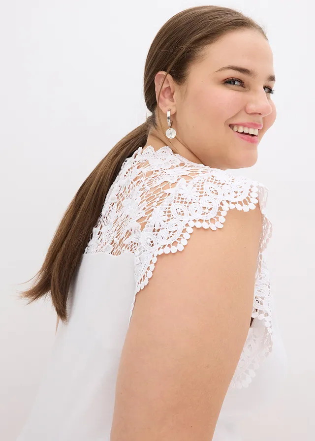 Shirt met kant • wit plus size • product-page.page-title-suffix