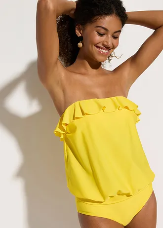 Tankiny (2dílná souprava) s multifunkčními ramínky • žlutá • bonprix obchod