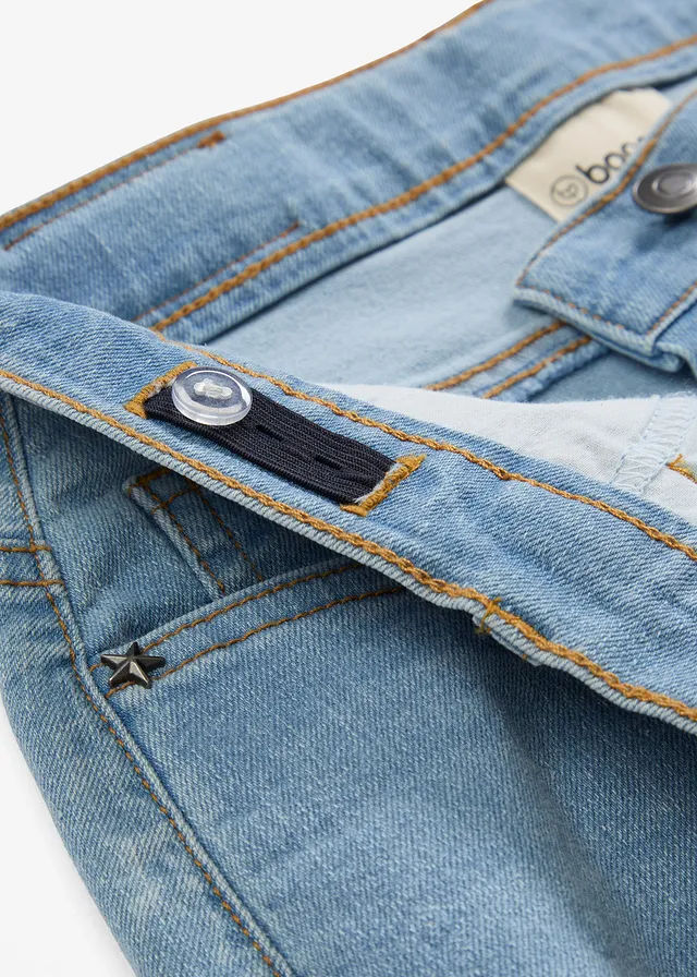 Wide leg jeans mid waist • ijsblauw denim • product-page.page-title-suffix