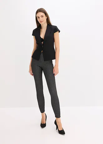 Colanți termo cu aspect de blugi • negru melanj • magazin bonprix