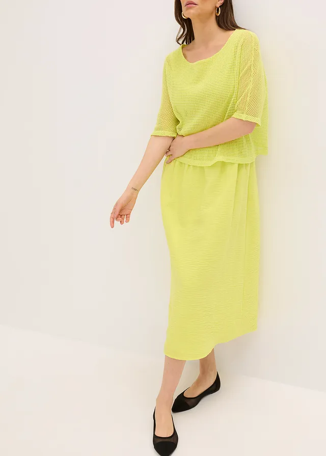 Robe effet 2en1 • jaune citron • product-page.page-title-suffix