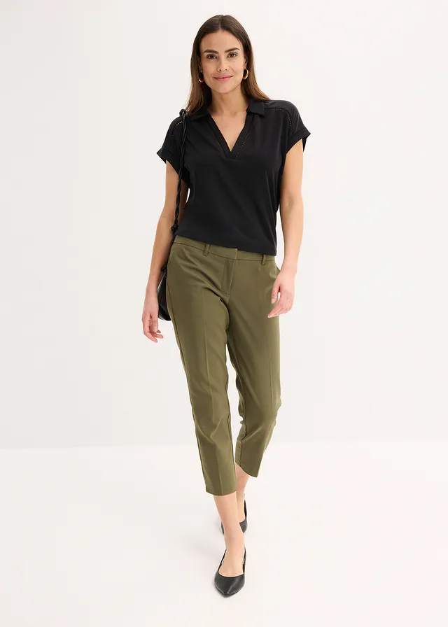 Pantalon 7/8 habillé • olive foncé • product-page.page-title-suffix