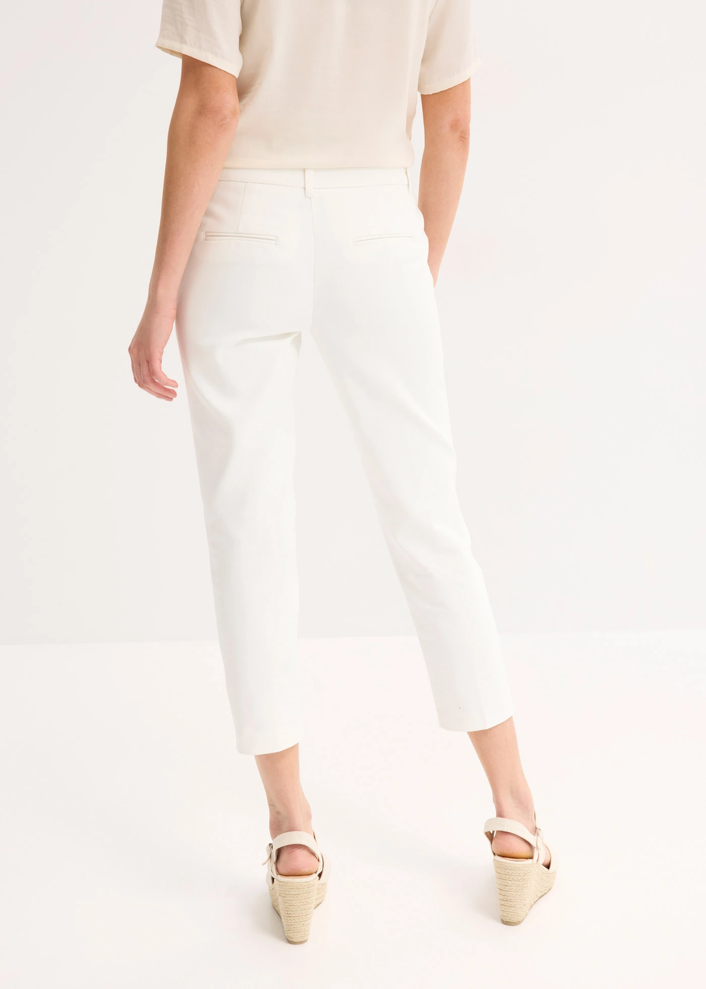 Zakelijke 7/8 pantalon • wolwit • bonprix online shop