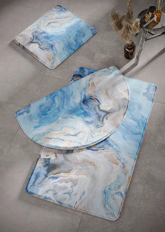 Badmat met memory foam • blauw • product-page.page-title-suffix