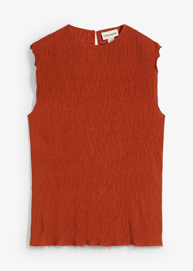 Top zo štruktúrovaného materiálu Crinkle