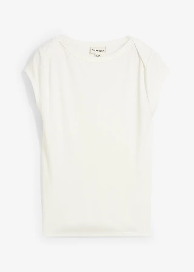 Top ripsat din mix moale de Modal