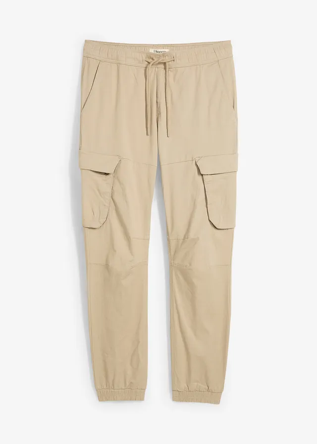 Regular fit cargo instapbroek, straight