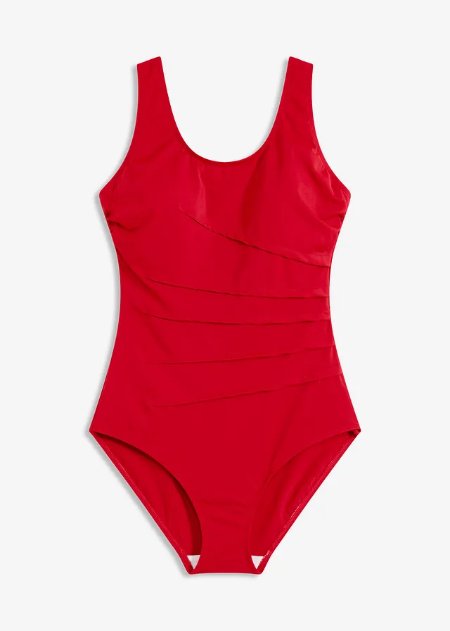 Sťahovacie plavky s ozdobnými záhybmi