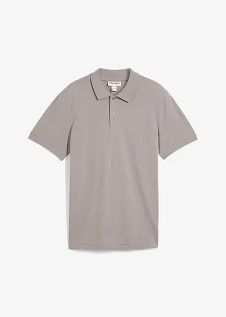 Poloshirt van piqué van biologisch katoen • grijs • bonprix online shop