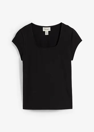 T-shirt coton, Couleur: noir