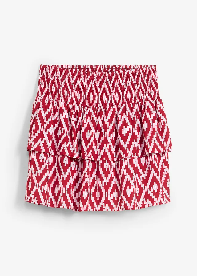 Mini-jupe en viscose fluide
