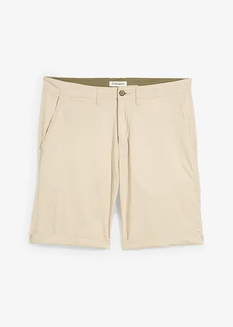 Chino bermudy, Regular Fit, barva: světle písková