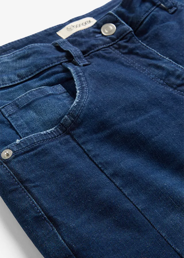 Jean barrel taille mi-haute • bleu denim used • product-page.page-title-suffix