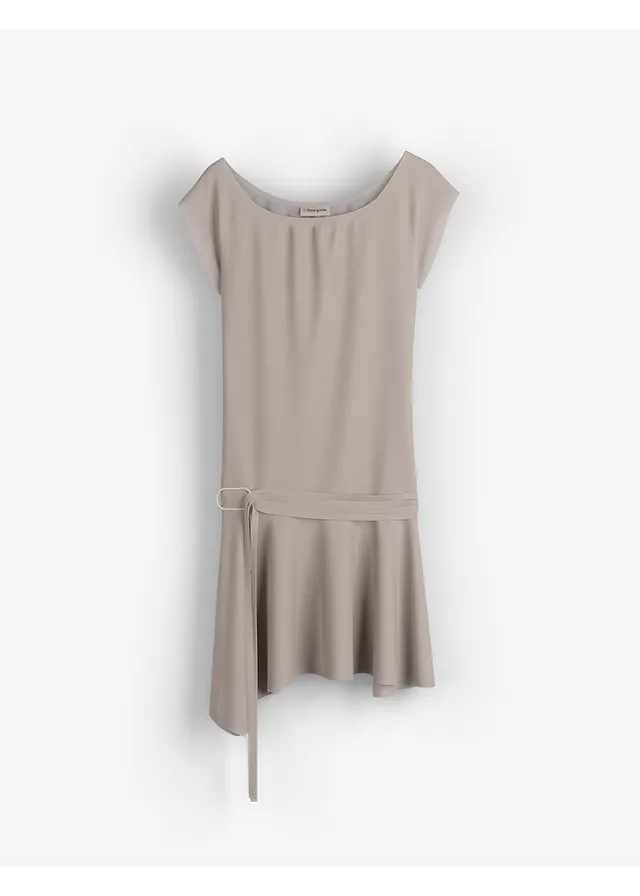 Rochie din tricot cu detaliu curea