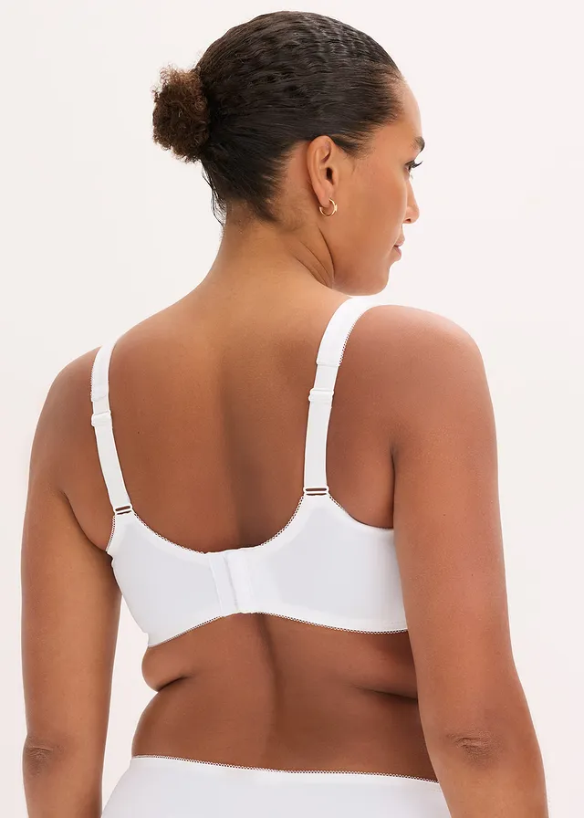 Soutien-gorge minimiseur avec bretelles rembourrées, Couleur: blanc