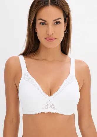Zmenšovací podprsenka s polstrovanými ramínky • bílá • bonprix obchod