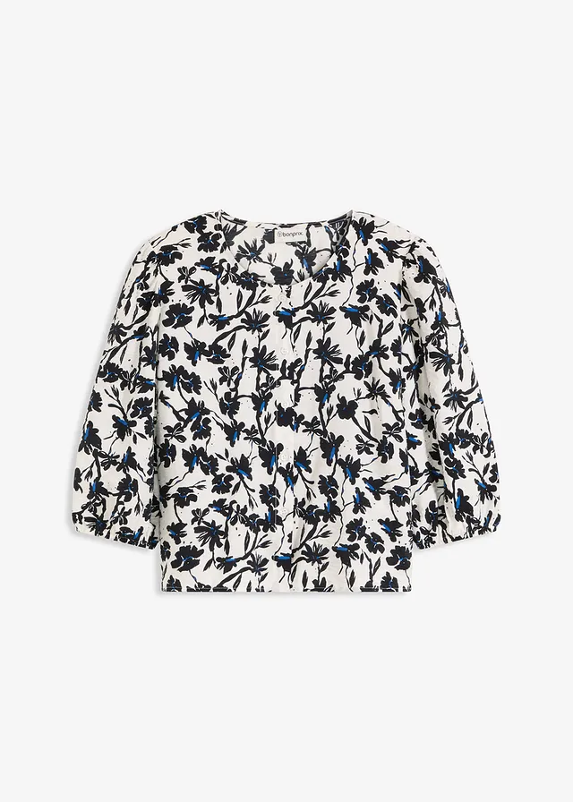 Blúzka s krátkym rukávom, zo štruktúrového materiálu