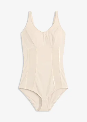 Stahovací body bez kostic, se silným tvarujícím efektem • pudrová • bonprix obchod