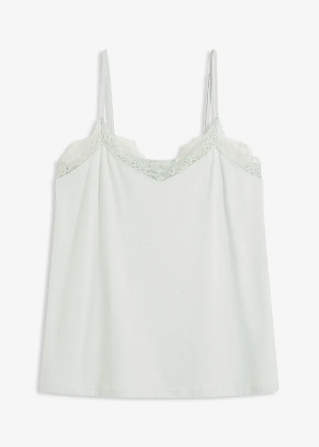 Tričko na spaní, z měkké viskózové směsi • světle mentolová • bonprix obchod