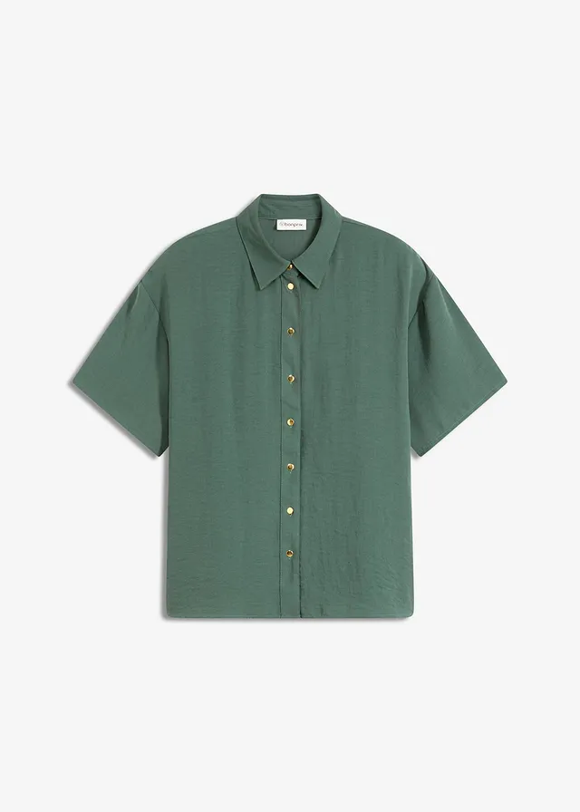 Blouse, Kleur: schaduwgroen