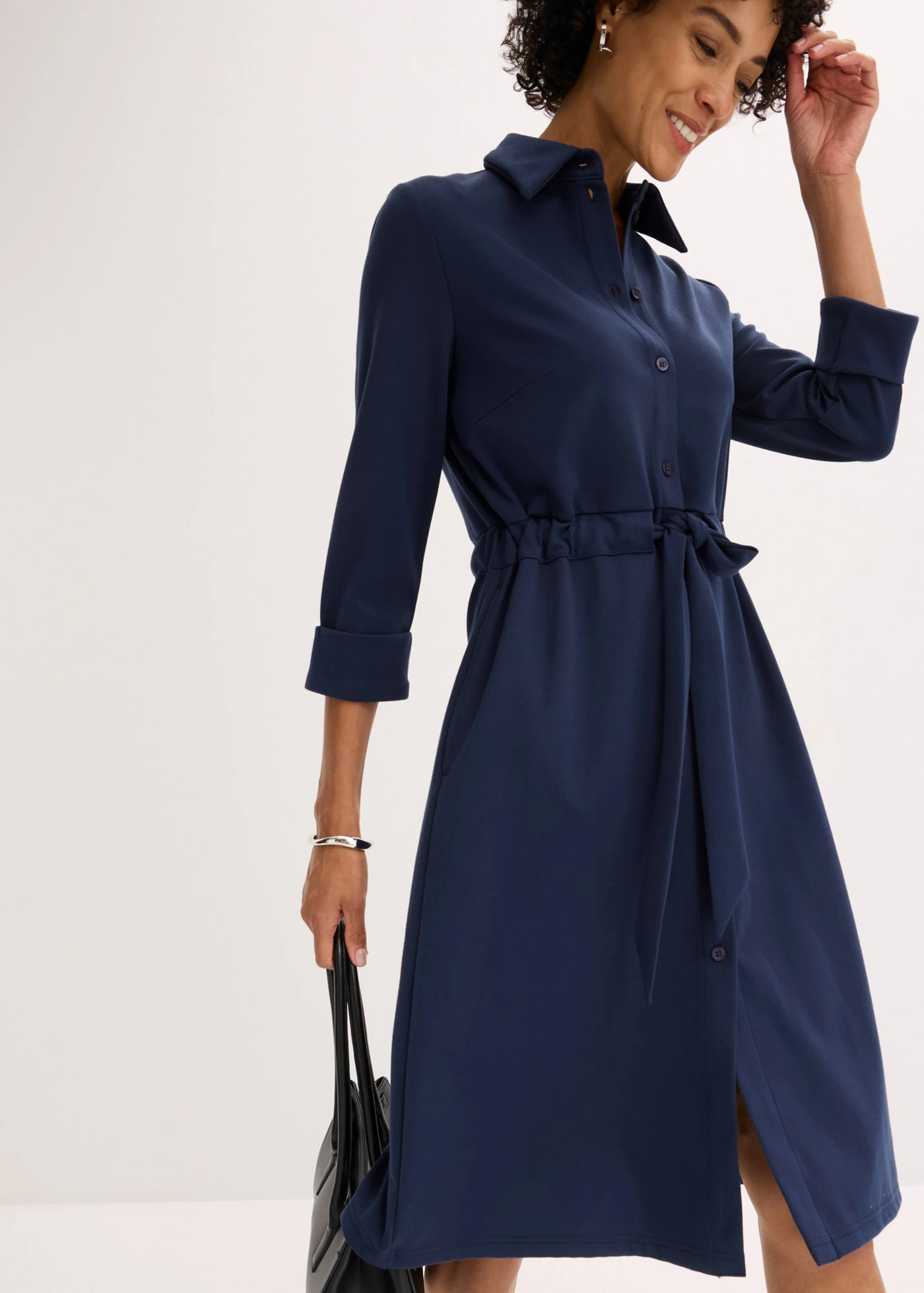 Overhemdjurk van Punto di Roma • donkerblauw • bonprix online shop