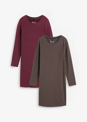 Lot de 2 robes près du corps en jersey