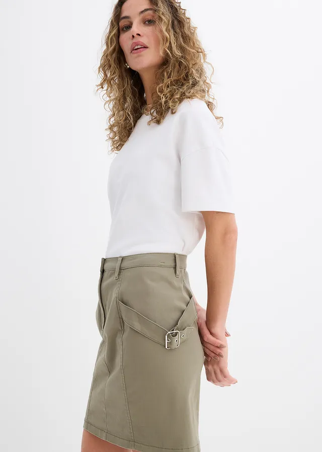 Jupe cargo • olive • product-page.page-title-suffix