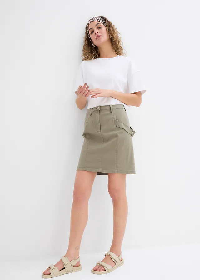 Cargo rok, Kleur: olijfgroen