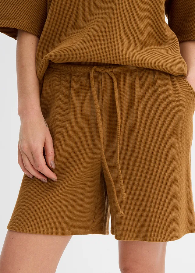 Short texturé 100% coton • cognac • product-page.page-title-suffix