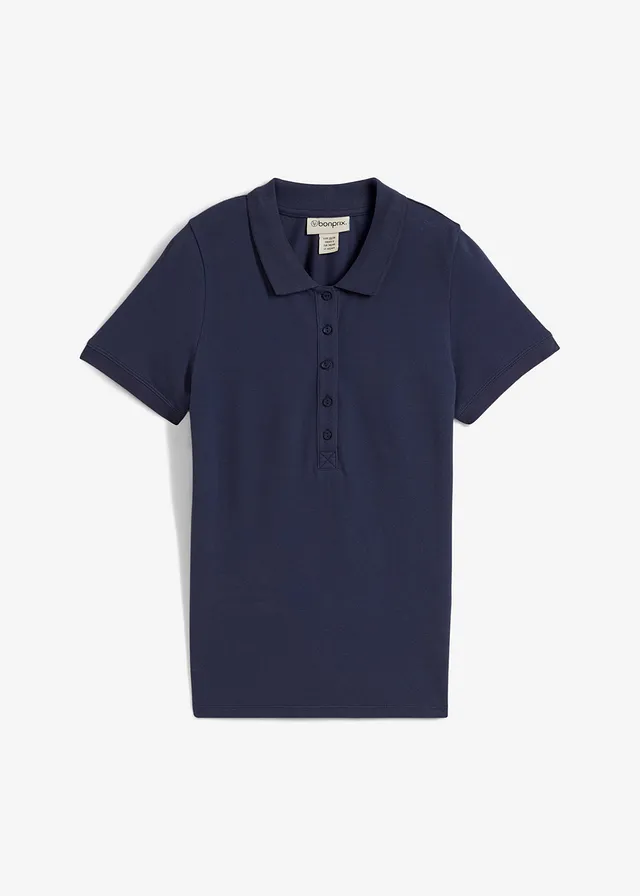 Piqué poloshirt van biologisch katoen