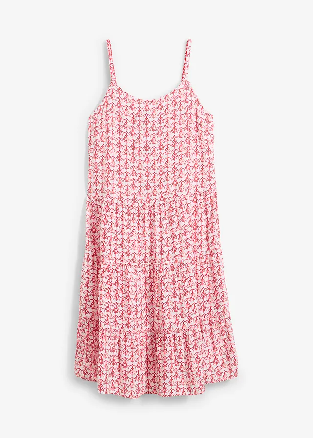 Rochie cu bretele din viscoză fluidă