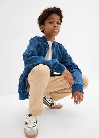 Džínová bunda ve tvaru bluzonu, z čisté bavlny • světle modrý denim • bonprix obchod