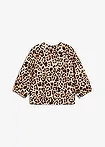 čierna-béžová leopardia potlačená