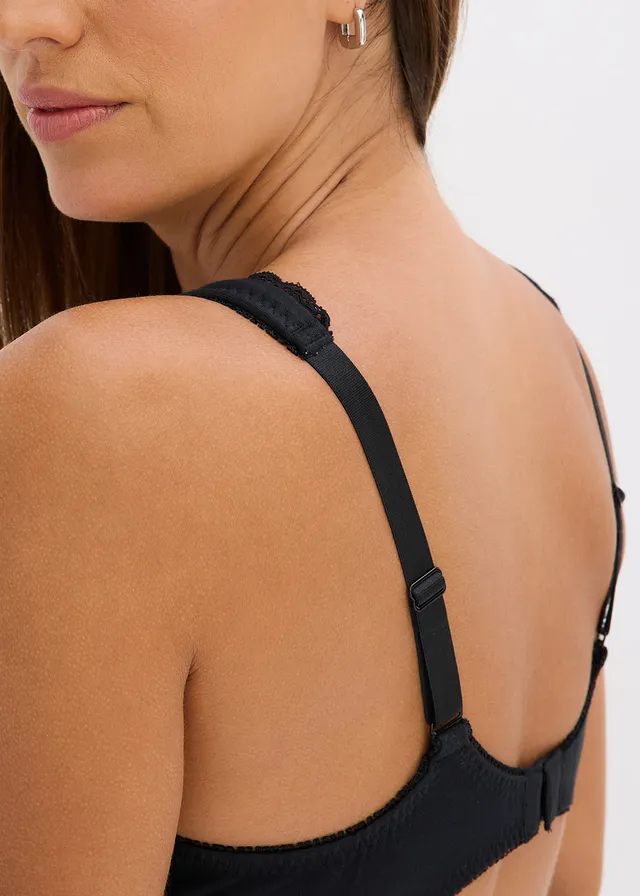 Lot de 2 soutiens-gorge minimiseurs moulés coton, avec armatures • 2x noir • product-page.page-title-suffix