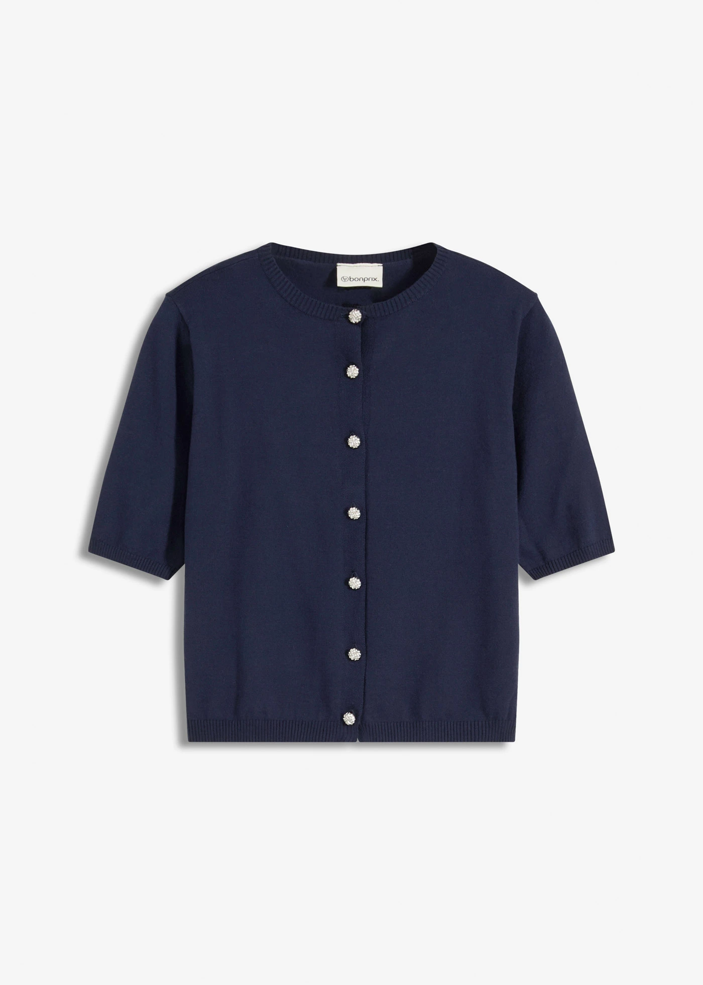 Vest in een viscosemix • donkerblauw • bonprix online shop