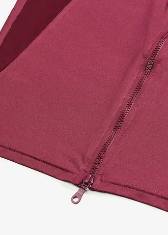 Šaty se zipem • burgundská červená • bonprix obchod