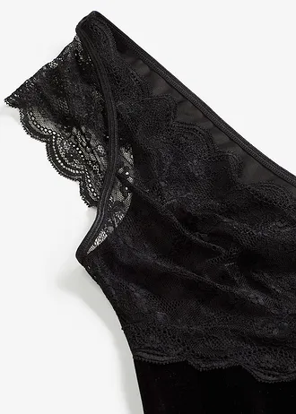 Sametové šaty • černá • bonprix obchod