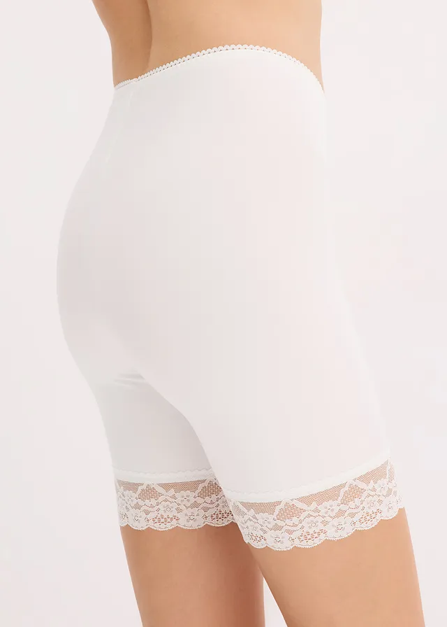 Anti-schurende biker short met verkoelend materiaal, Kleur: wit