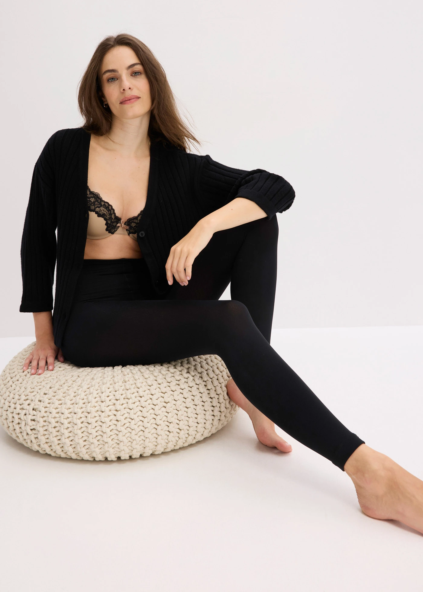 Colanți termo 140 DEN • negru • magazin bonprix