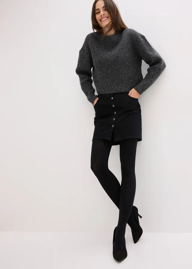 Thermo panty met zachte fleece, 100 den • zwart • product-page.page-title-suffix