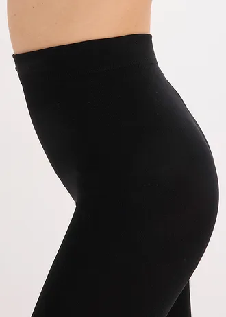 Dresuri termo 100 DEN, cu fleece moale • negru • magazin bonprix