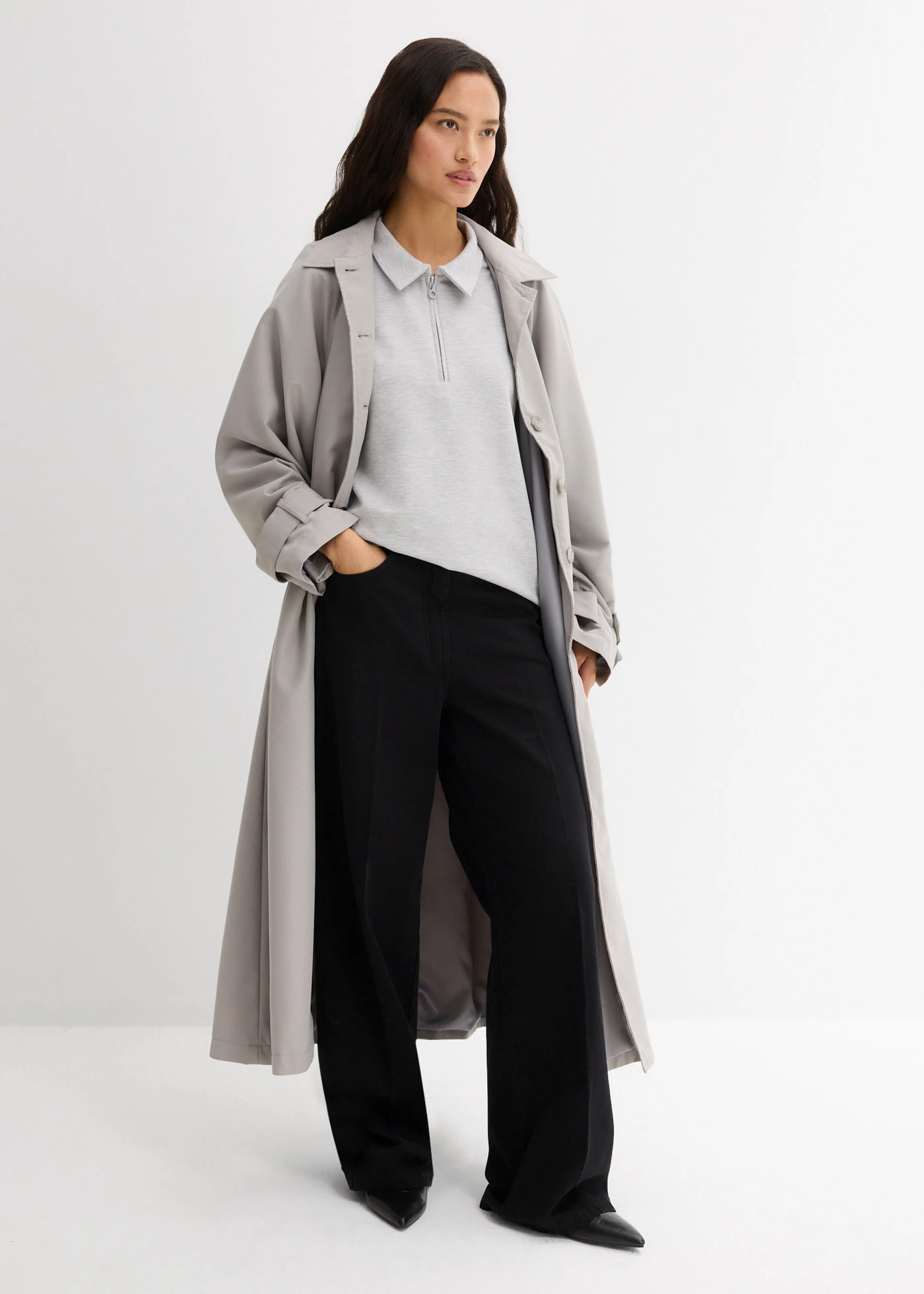 Keprové kalhoty s puky, z čisté bavlny • černá used • bonprix obchod