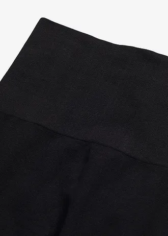 Bezszwowe legginsy rajstopowe • czarny • sklep bonprix