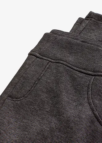 Colanți termo cu aspect de blugi • negru melanj • magazin bonprix