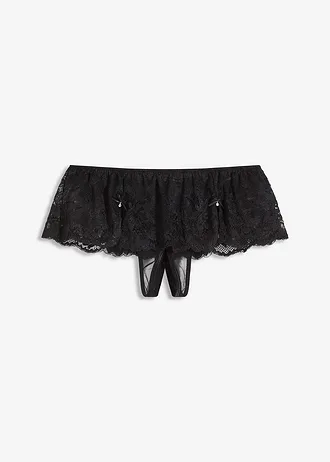 Shorty string ouvert • noir • Boutique bonprix
